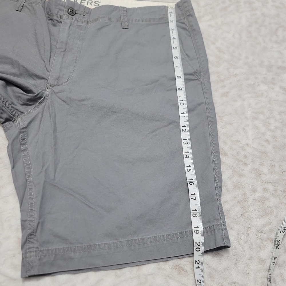 Dockers Flat Front Shorts Straight Fit Men's Size 40‎ Gray NWT - Picture 12 of 15
